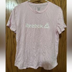 Reebok Women’s Pink Short Sleeve T-shirt- Size M